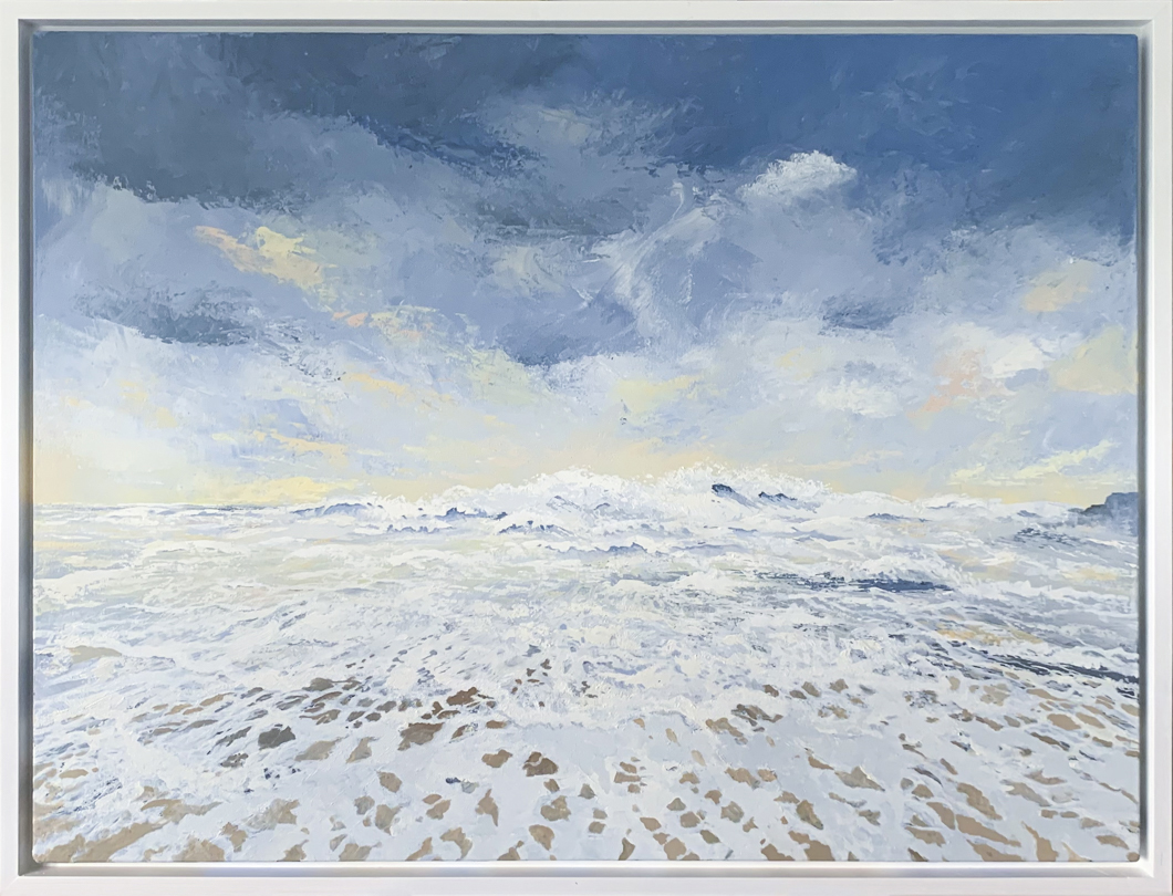 Wild Seascape original oil painting by Jon Huldrick Wilhelm